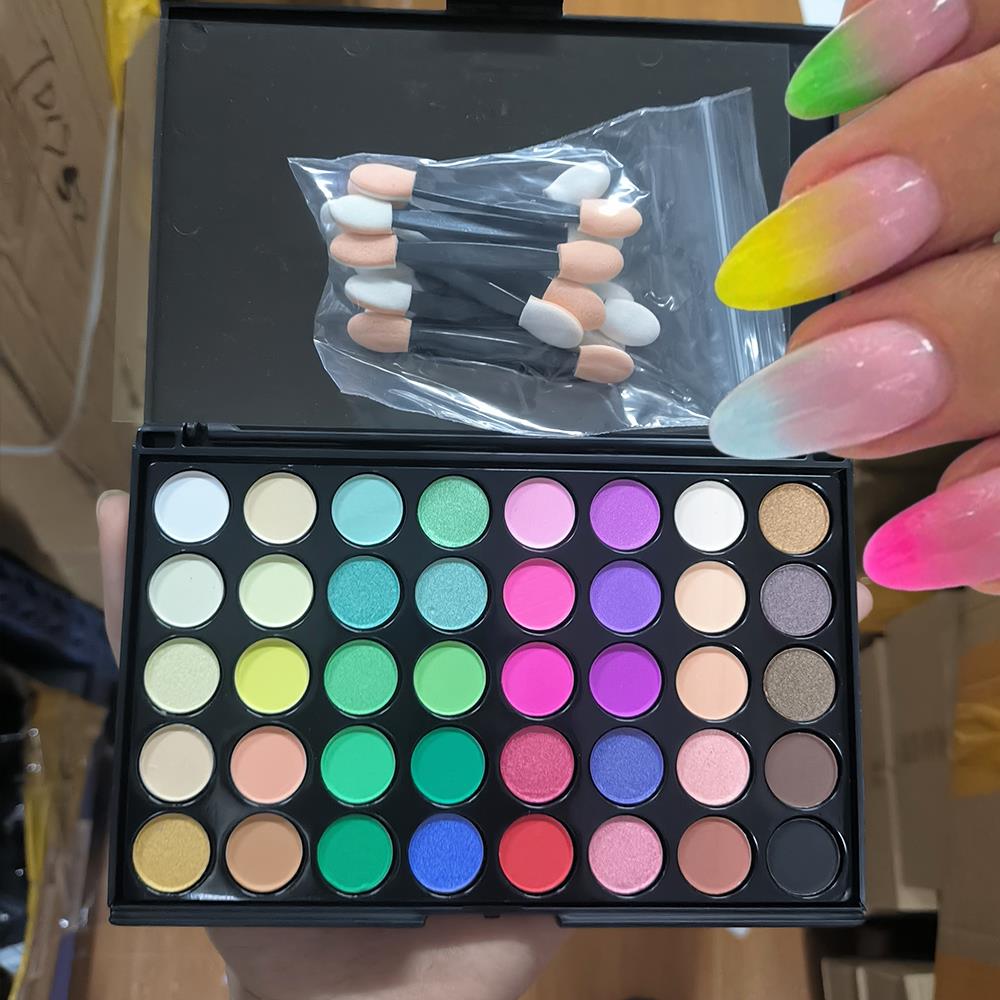 Nail Art Ombre Glitter - 40Colors Ombre Solid Nail Art Powder