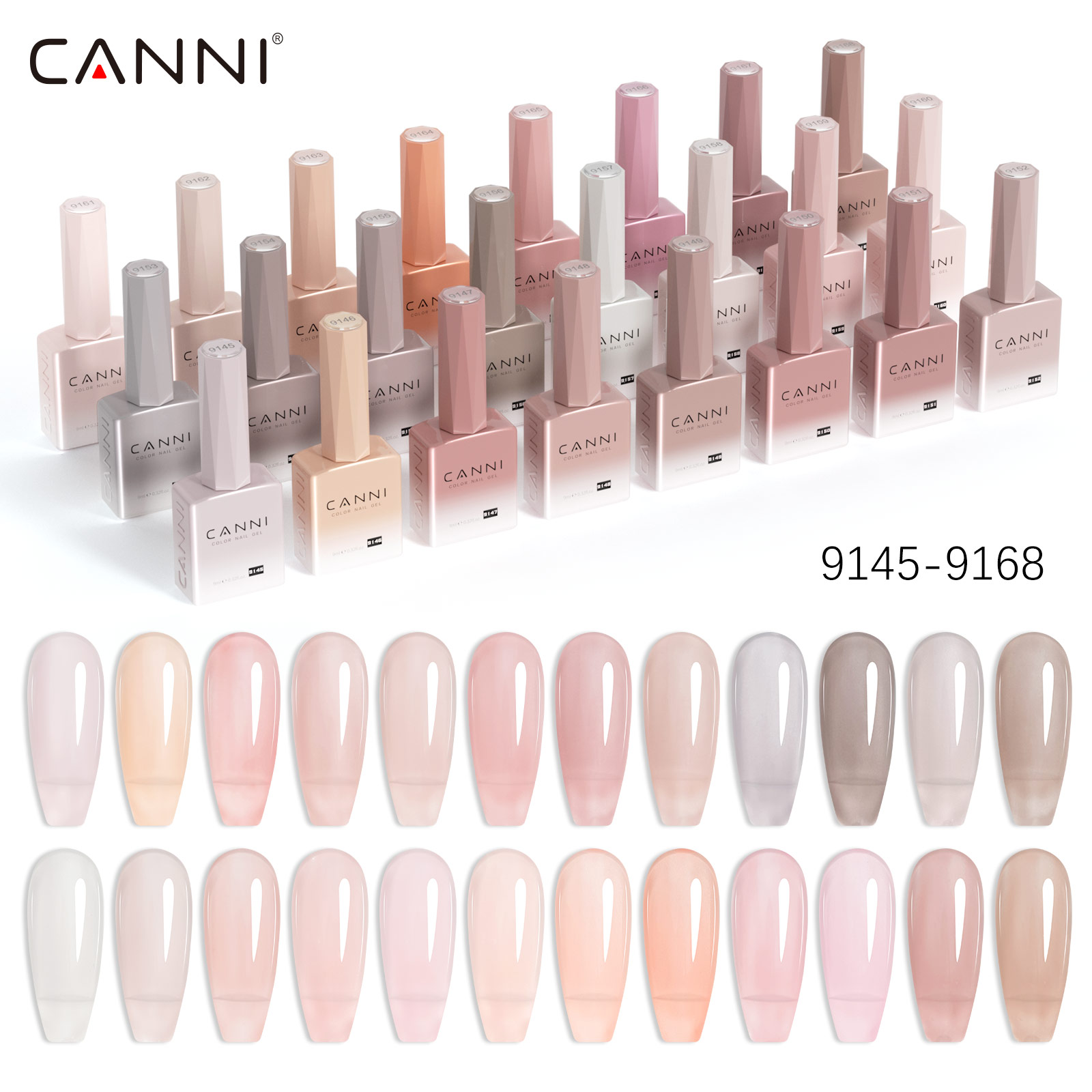 Nail Art Jelly - CC7 CANNI Nail Gel Polish 9ml