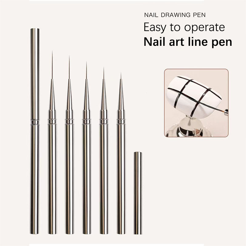Nail Fan Brush - 1Pcs Nail Art Brushes French Nail
