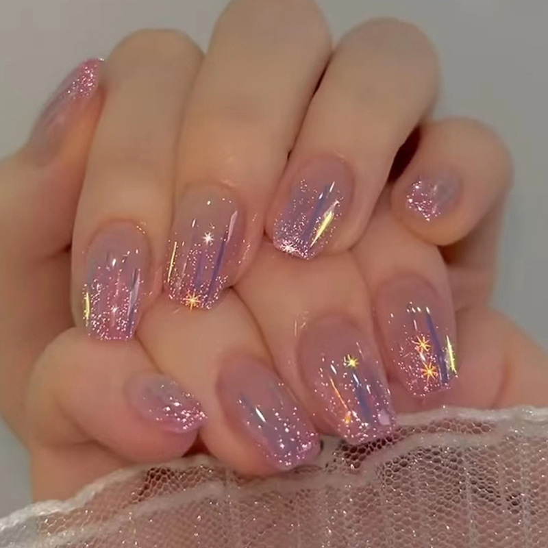 Nail Art Simple - 24Pcs/Set Spice Girls Wearable Nails Simple
