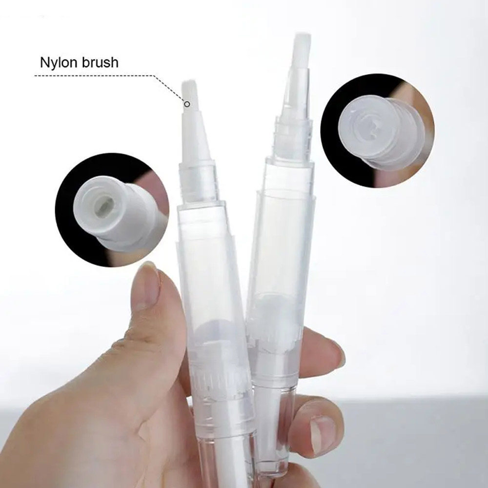 Nail Fan Brush - 2Pcs 3ml Refillable Empty Twist Pen