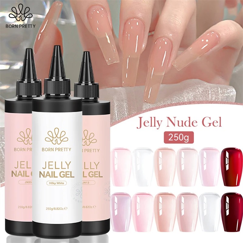 Nail Art Jelly - BORN PRETTY 250g Jelly Milky White