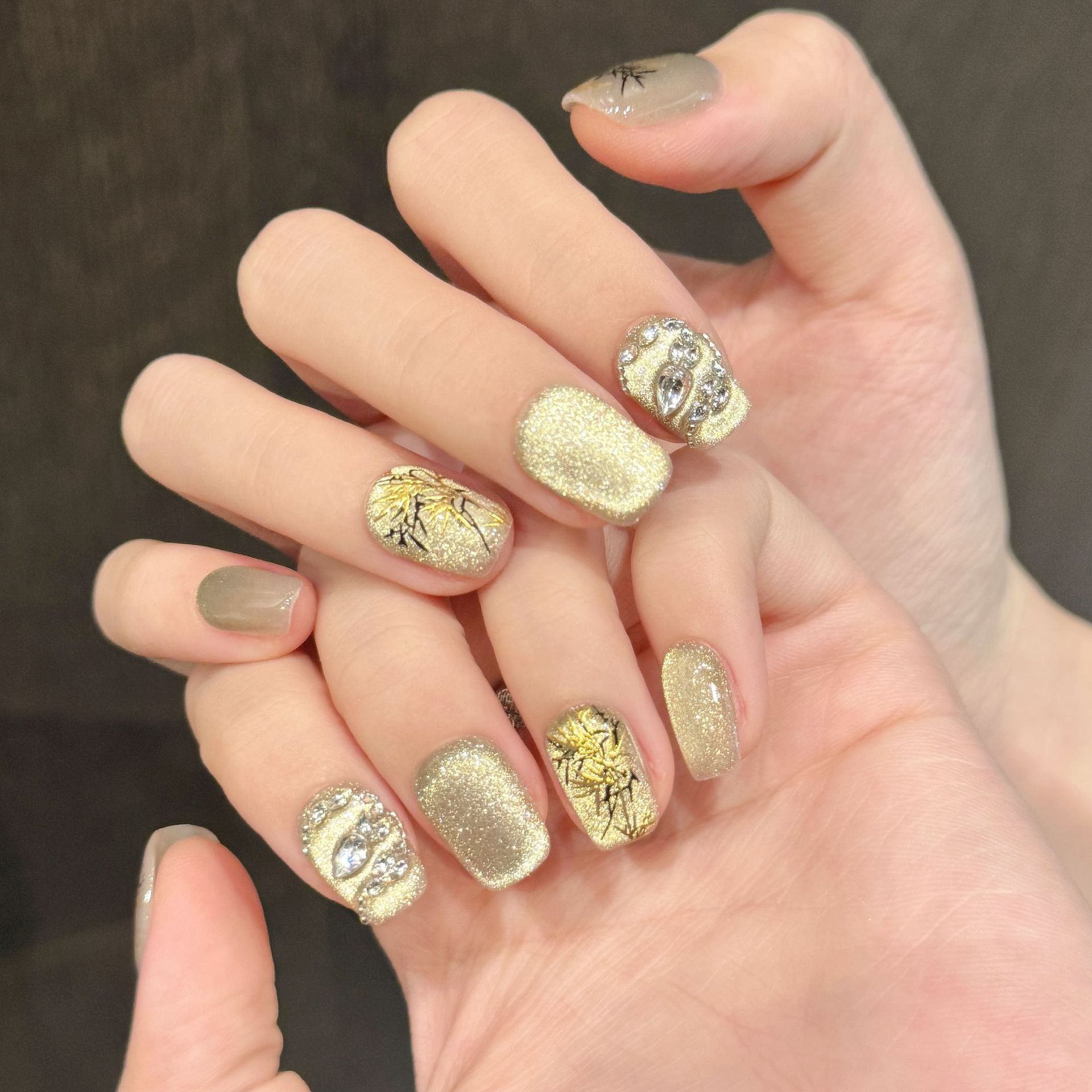 10pcs New Chinese Style Handma - Nail Art Glitter recension och pris