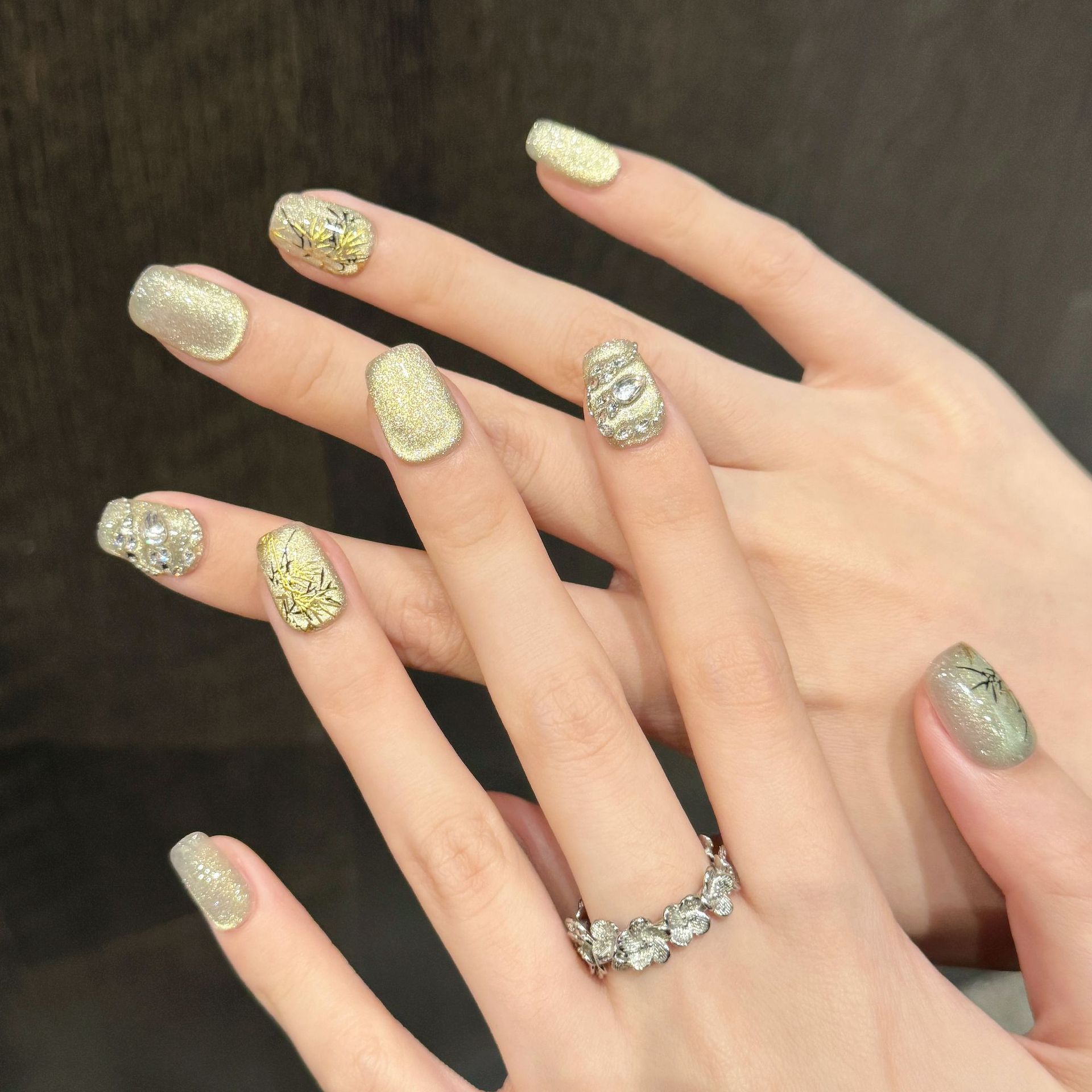 10pcs New Chinese Style Handma - Nail Art Glitter recension och pris