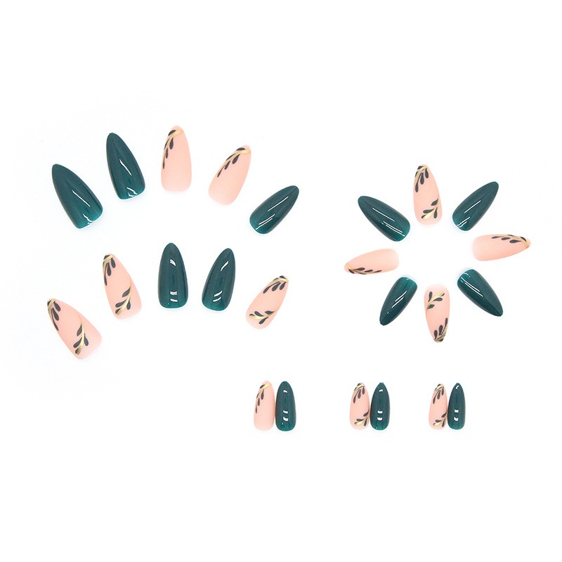 24P/Set Medium-length Almond P - Nail Art Simple recension och pris