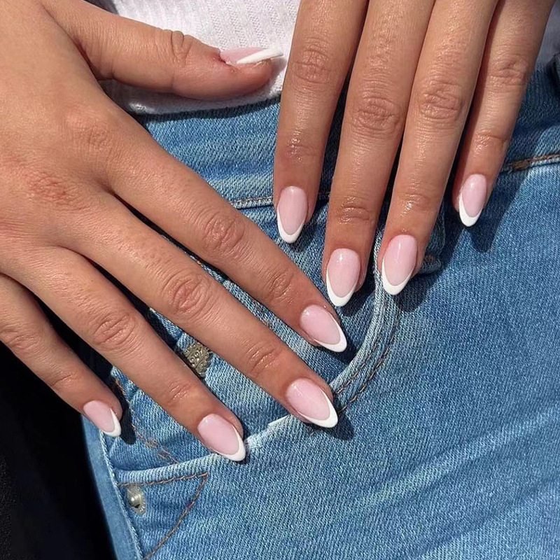 24Pcs Wearable Fake Nail Sets  - Nail Art Simple recension och pris