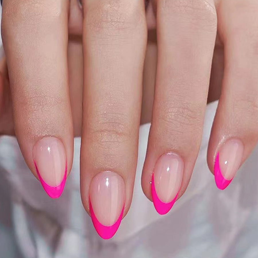 24Pcs Wearable Fake Nail Sets  - Nail Art Simple recension och pris
