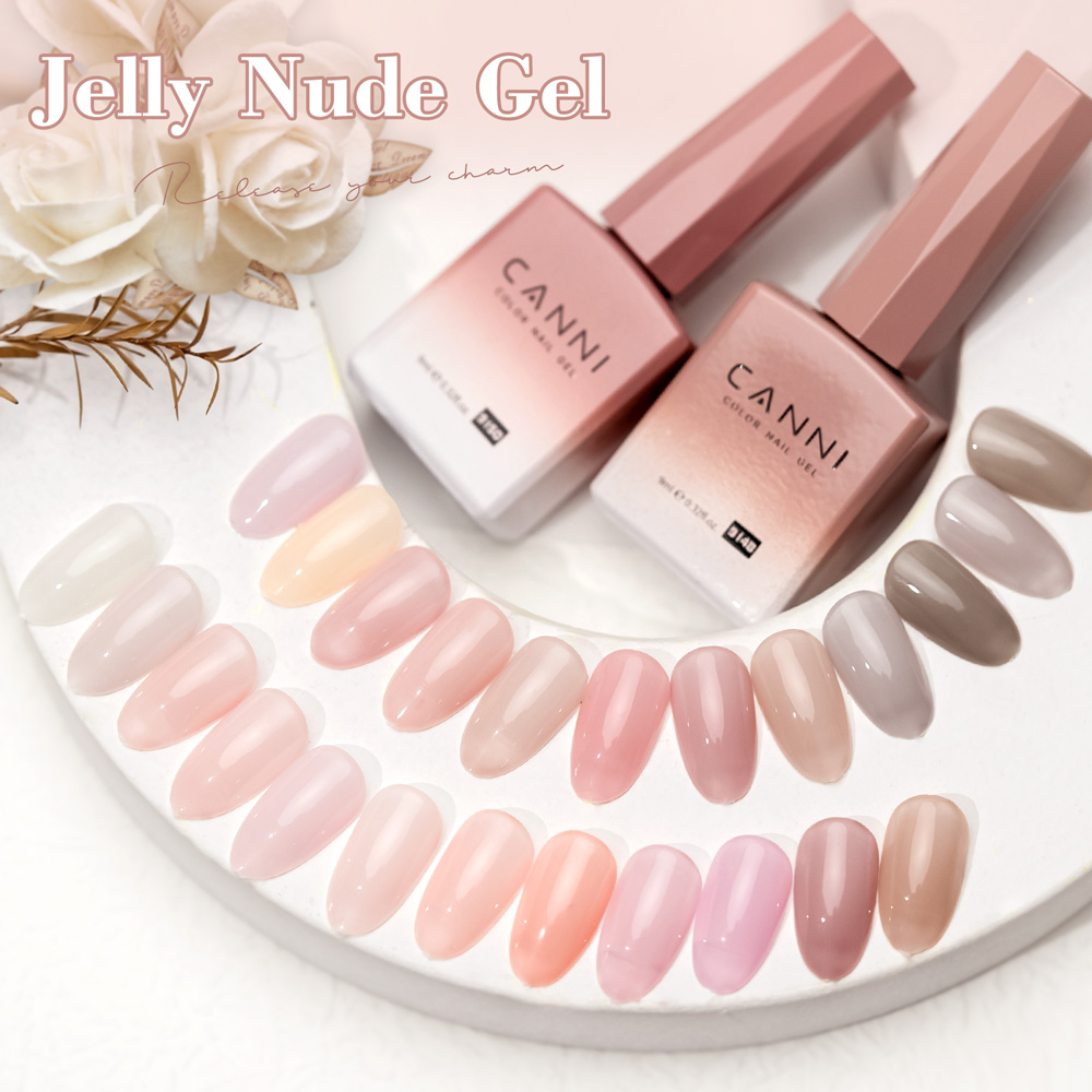 CC7 CANNI Nail Gel Polish 9ml  - Nail Art Jelly recension och pris
