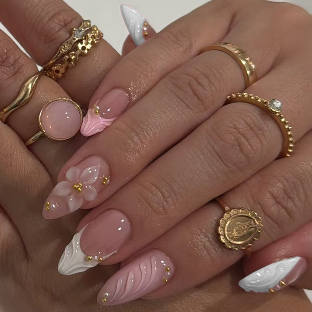 Elevate Your Style with, 24pcs - Nail Art Pink recension och pris