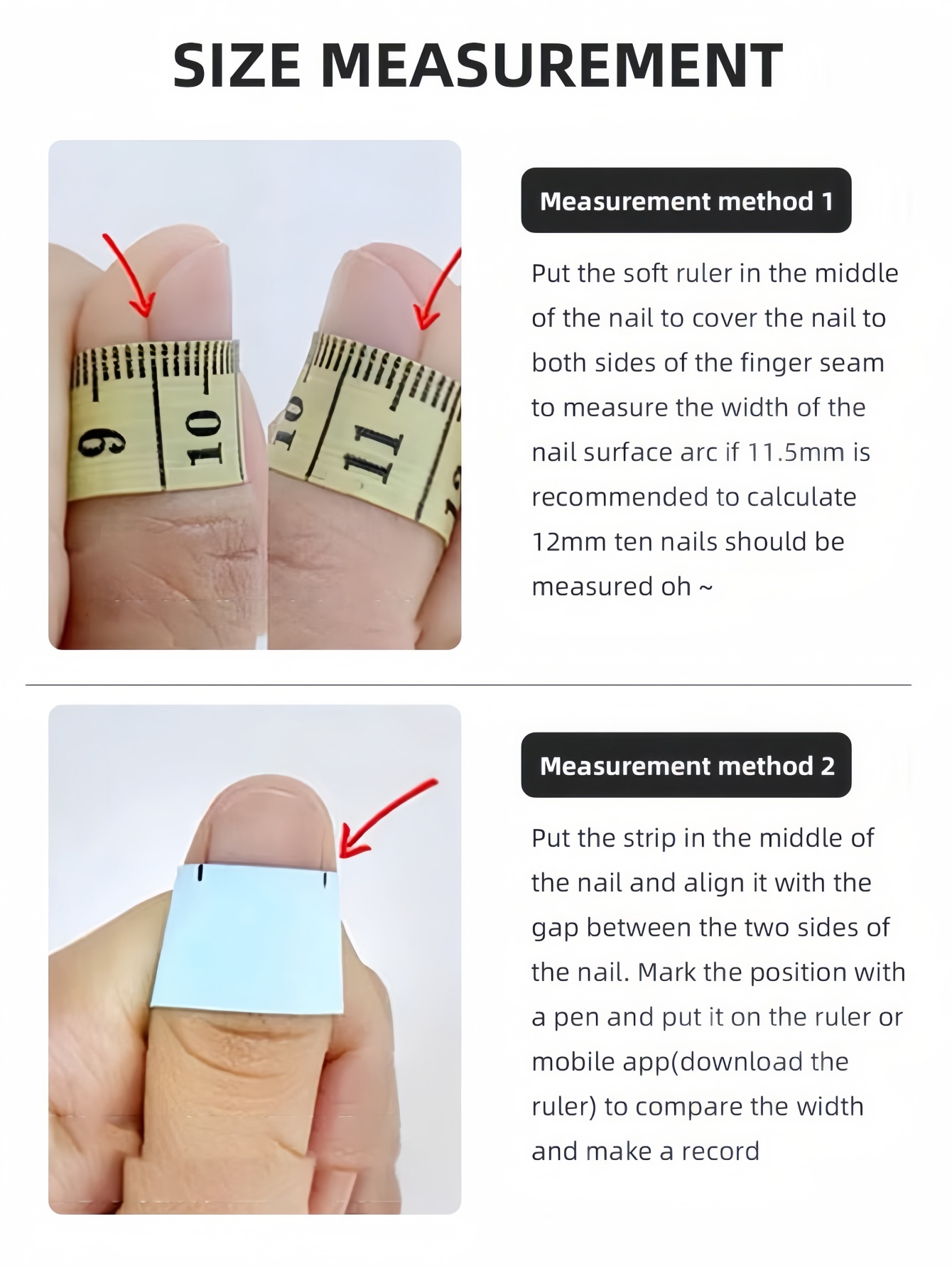 10 Short Square and Round Nail - Nail Art Simple recension och pris