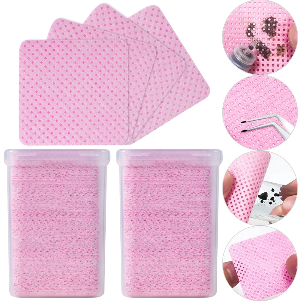 200Pcs Pink Lint-Free Nail Pol - Nail Art Remover recension och pris