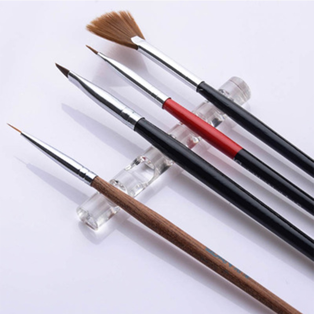 Acrylic Clear Nail Brush Rack  - Nail Fan Brush recension och pris
