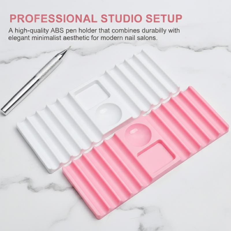 Reusable Nail Art Palette with - Nail Fan Brush recension och pris