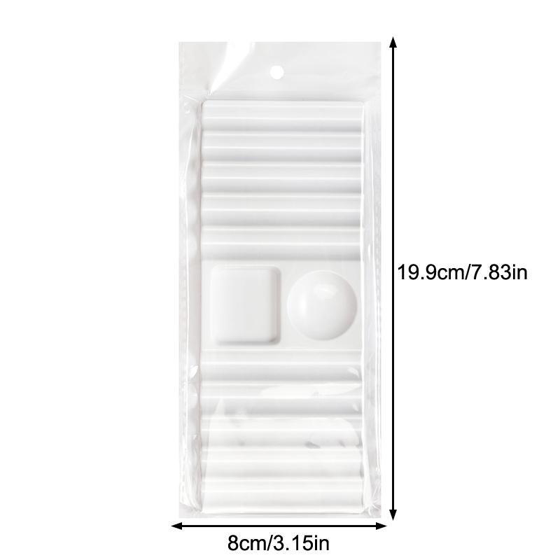 Reusable Nail Art Palette with - Nail Fan Brush recension och pris