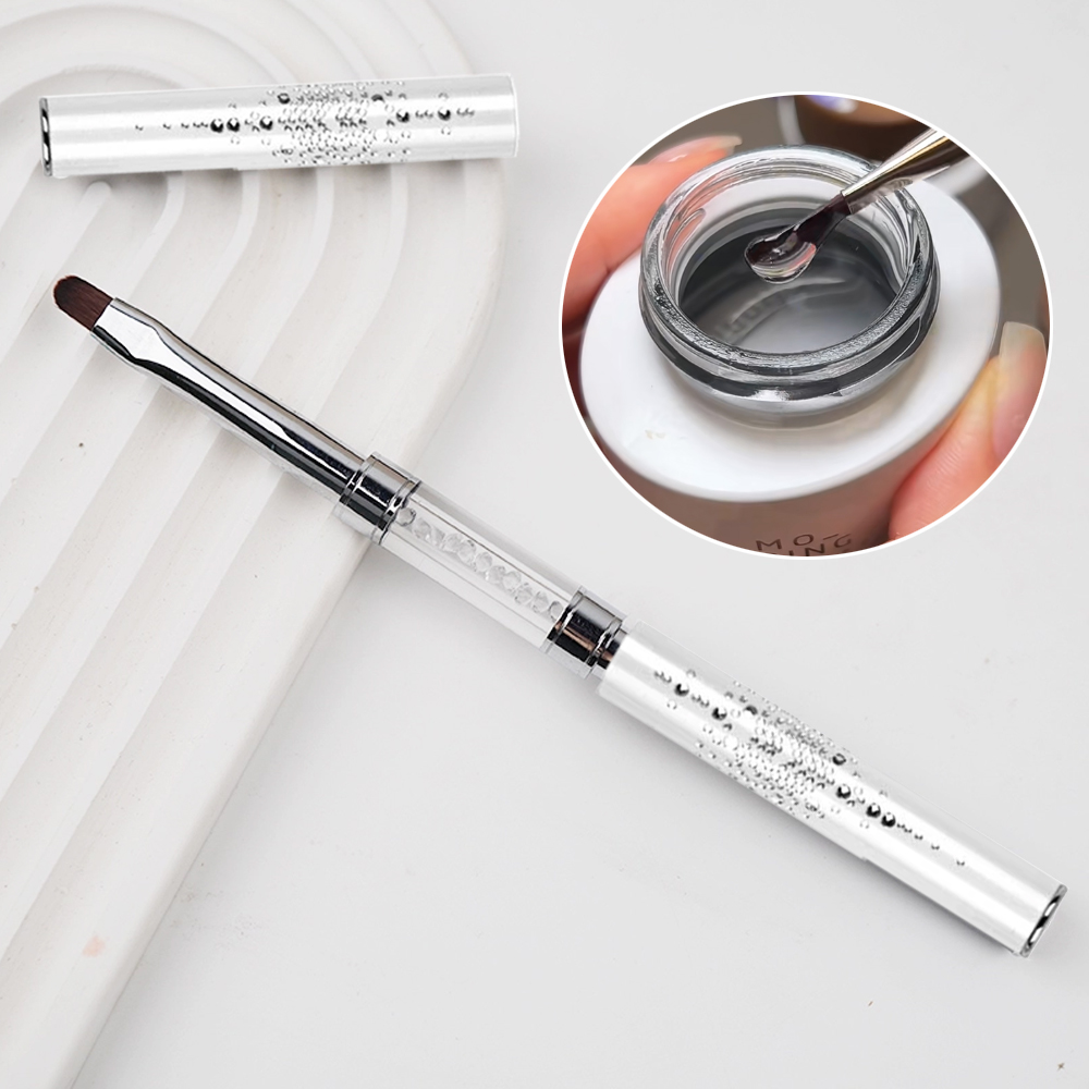 1pcs Professional Dual-ended N - Nail Fan Brush recension och pris