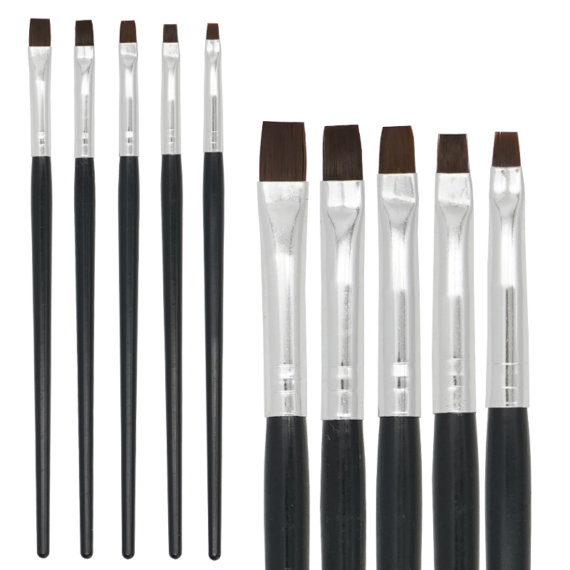 5pcs Dental Resin Brush Pen Po - Nail Fan Brush recension och pris