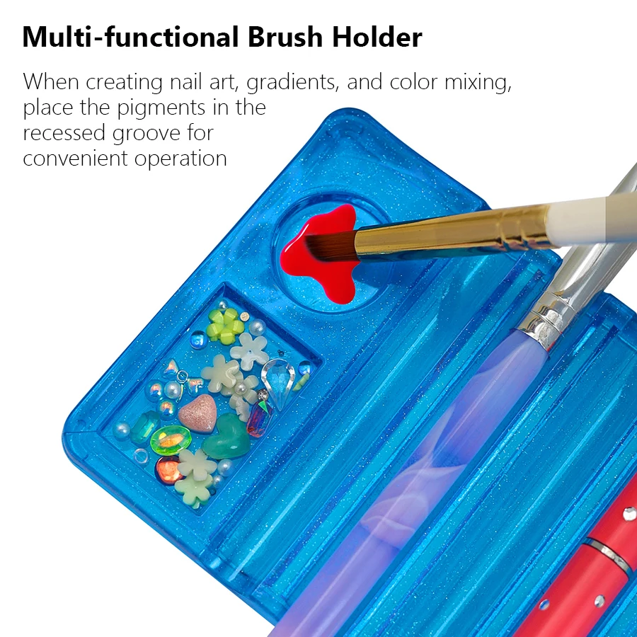 Acrylic Multi-purpose Nail Art - Nail Fan Brush recension och pris