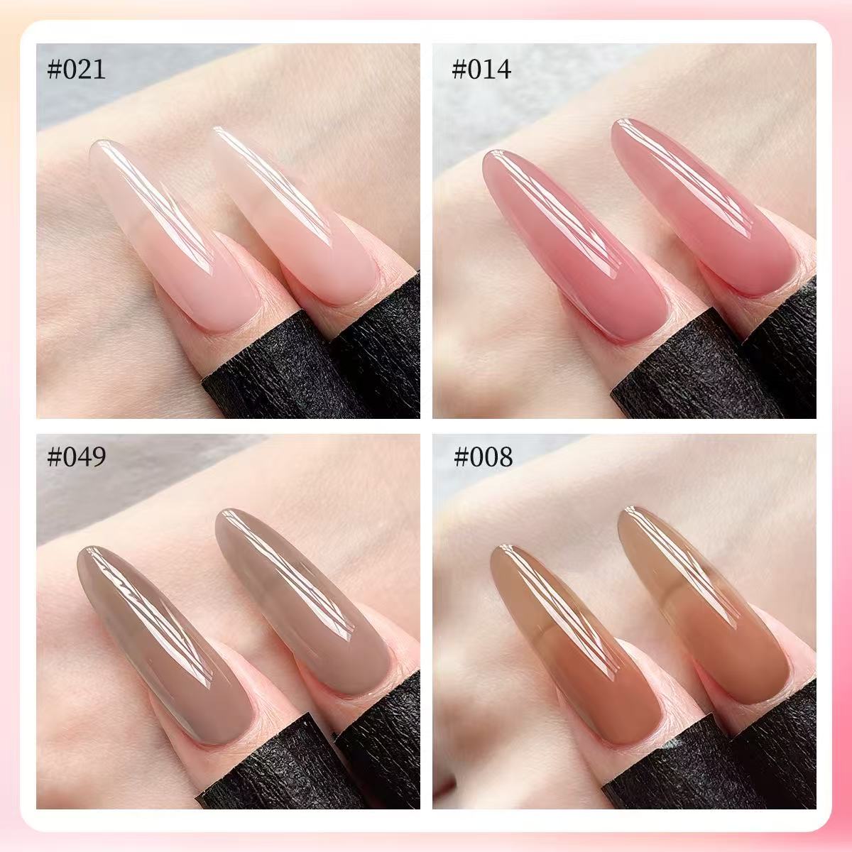 XEIJAYI 4 Colors Jelly Gel Nai - Nail Art Jelly recension och pris