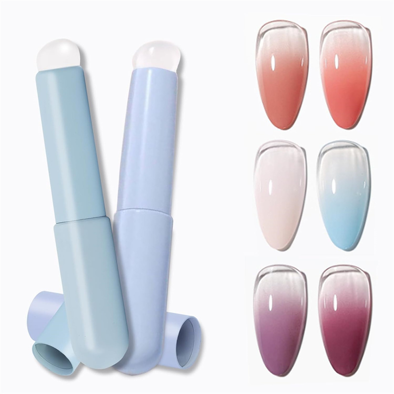 2pcs Nail Art Silicone Head Na - Nail Art Ombre Glitter recension och pris