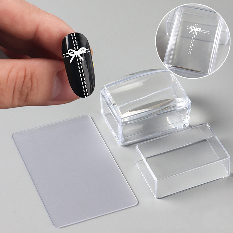 ⭐ Transparent Rectangle Nail A - Nail Art Jelly recension och pris