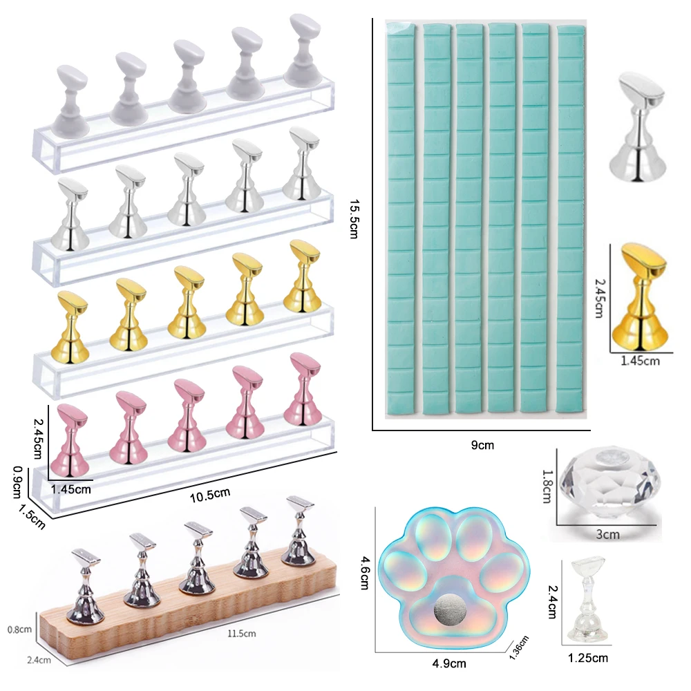 5PCS/Pack Chess Magnetic Nail  - Nail Art Rose Gold recension och pris