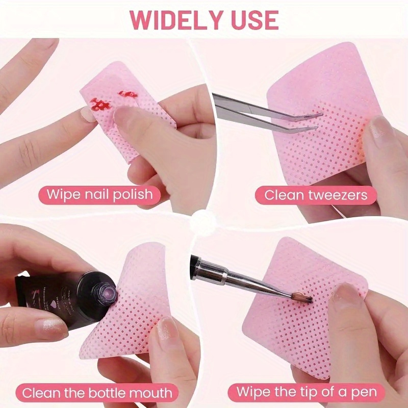 20/600pcs Lint-Free Nail Wipes - Nail Art Remover recension och pris