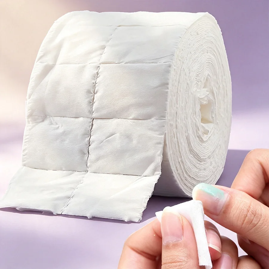 300/500Pcs Roll Lint Free Cott - Nail Art Remover recension och pris