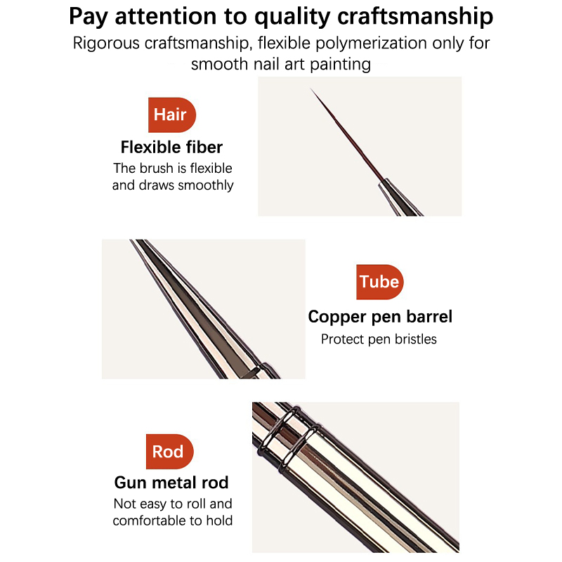 1Pcs Nail Art Brushes French N - Nail Fan Brush recension och pris