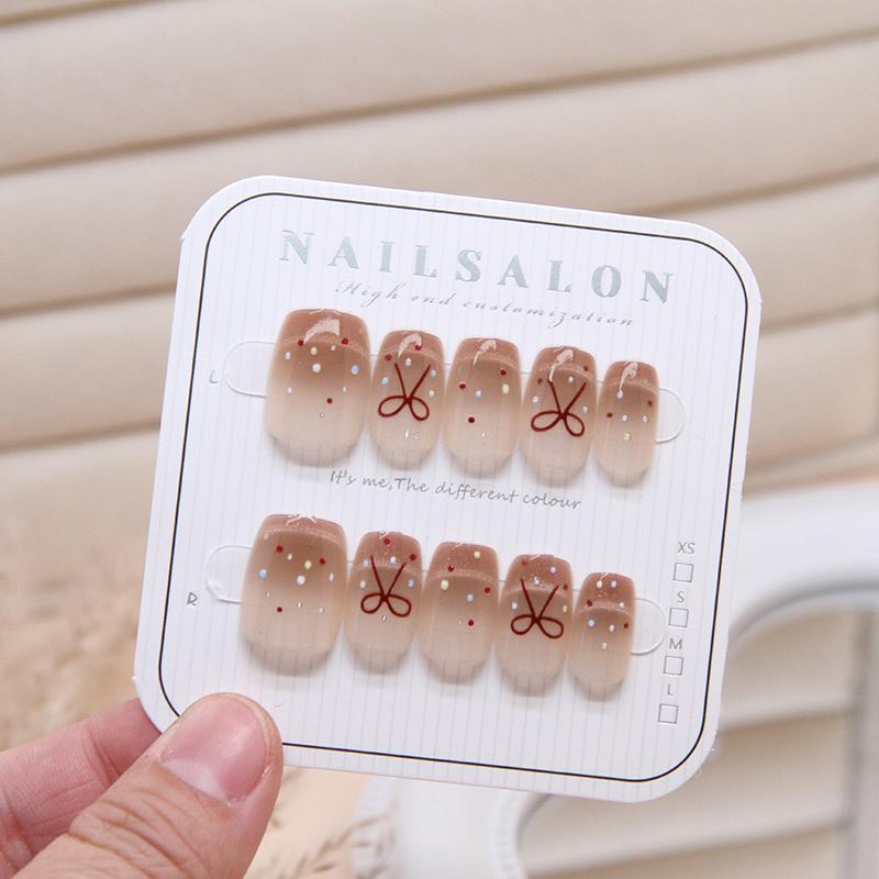 10pcs/set Blush Pink Gradient  - Nail Art Simple recension och pris