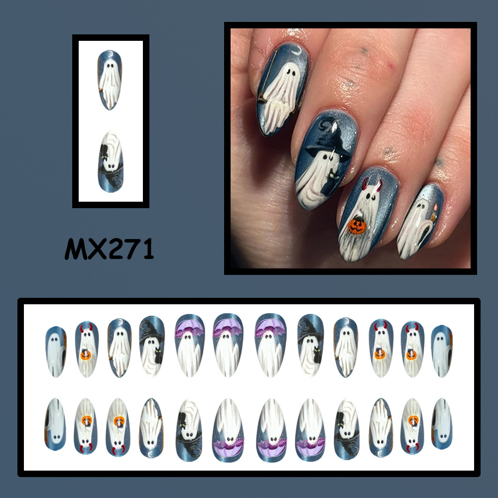 24pcs Halloween Nail Art Ghost - Nail Art Jelly recension och pris
