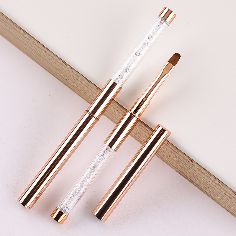 Nail Art Brush Set Rose Gold A - Nail Art Rose Gold recension och pris