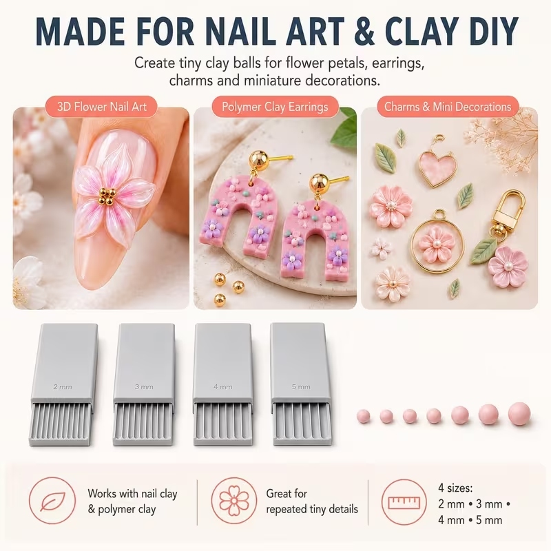 3D Print Clay Gel Ball Maker T - Nail Art Jelly recension och pris