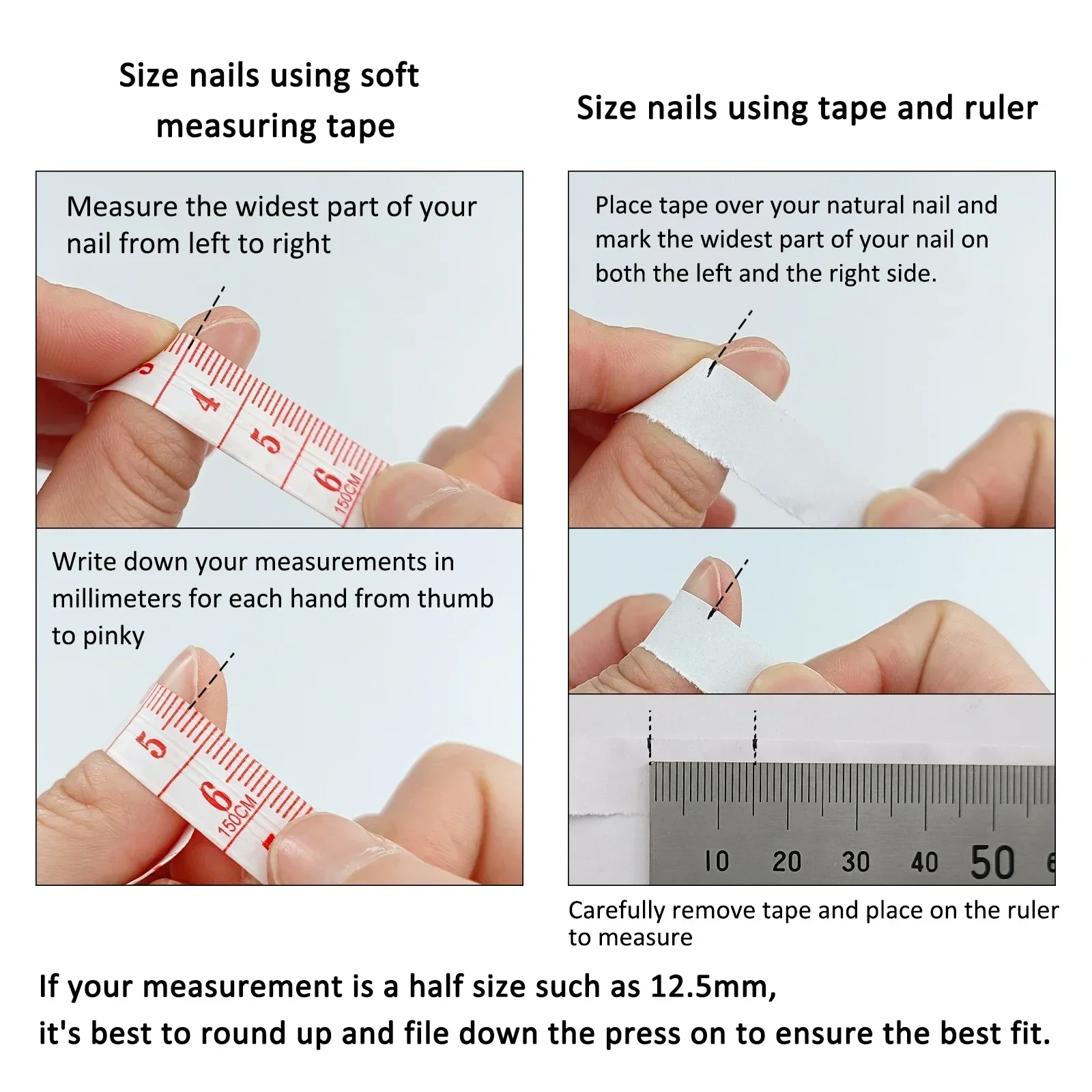 10pcs Simple coffin French Fak - Nail Art Pink recension och pris