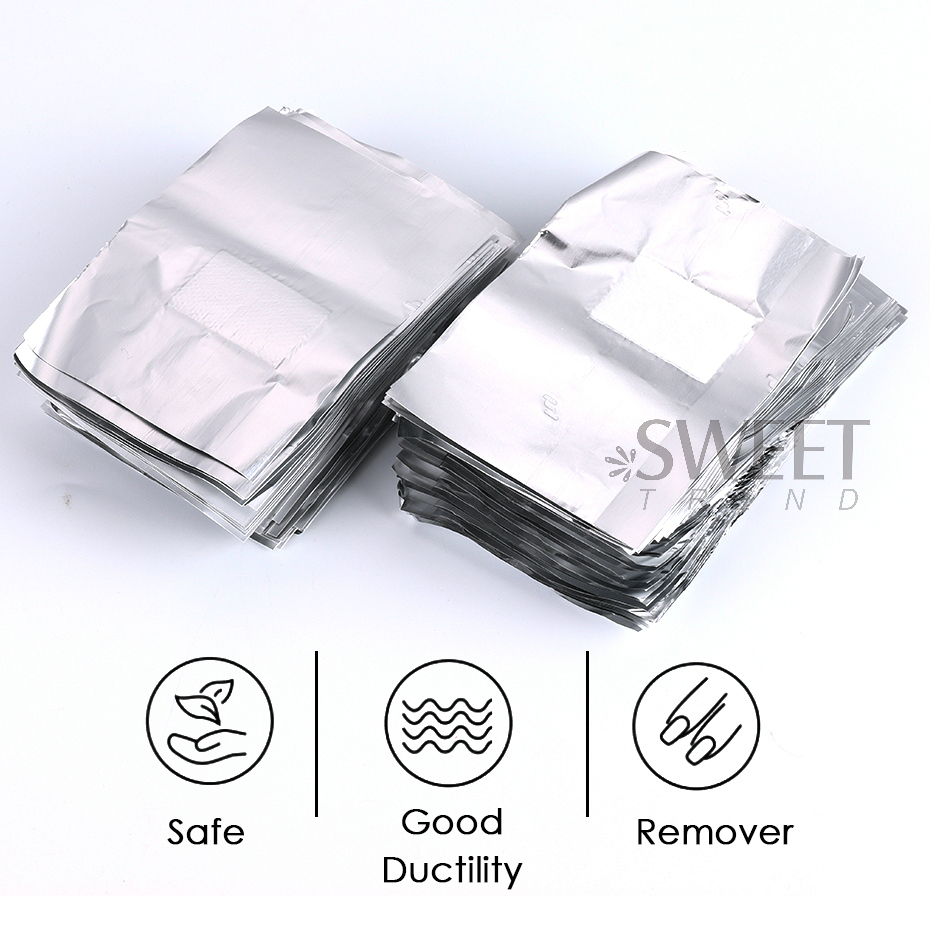 50/100pcs Immersion Remover Al - Nail Art Remover recension och pris