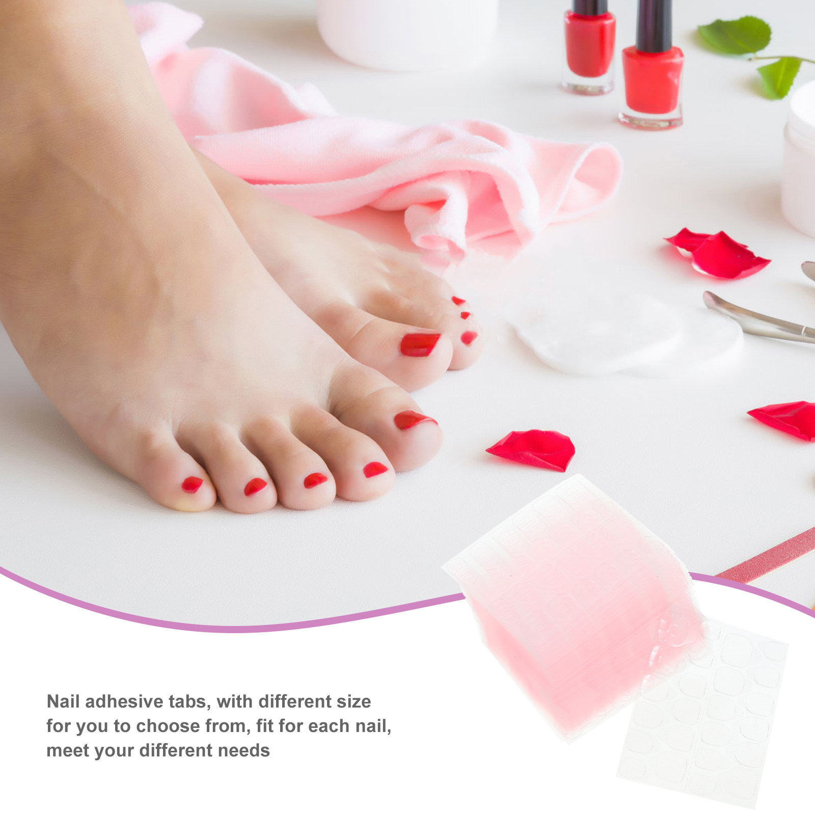 50Sheets Jelly Gel Fake Toenai - Nail Art Jelly recension och pris