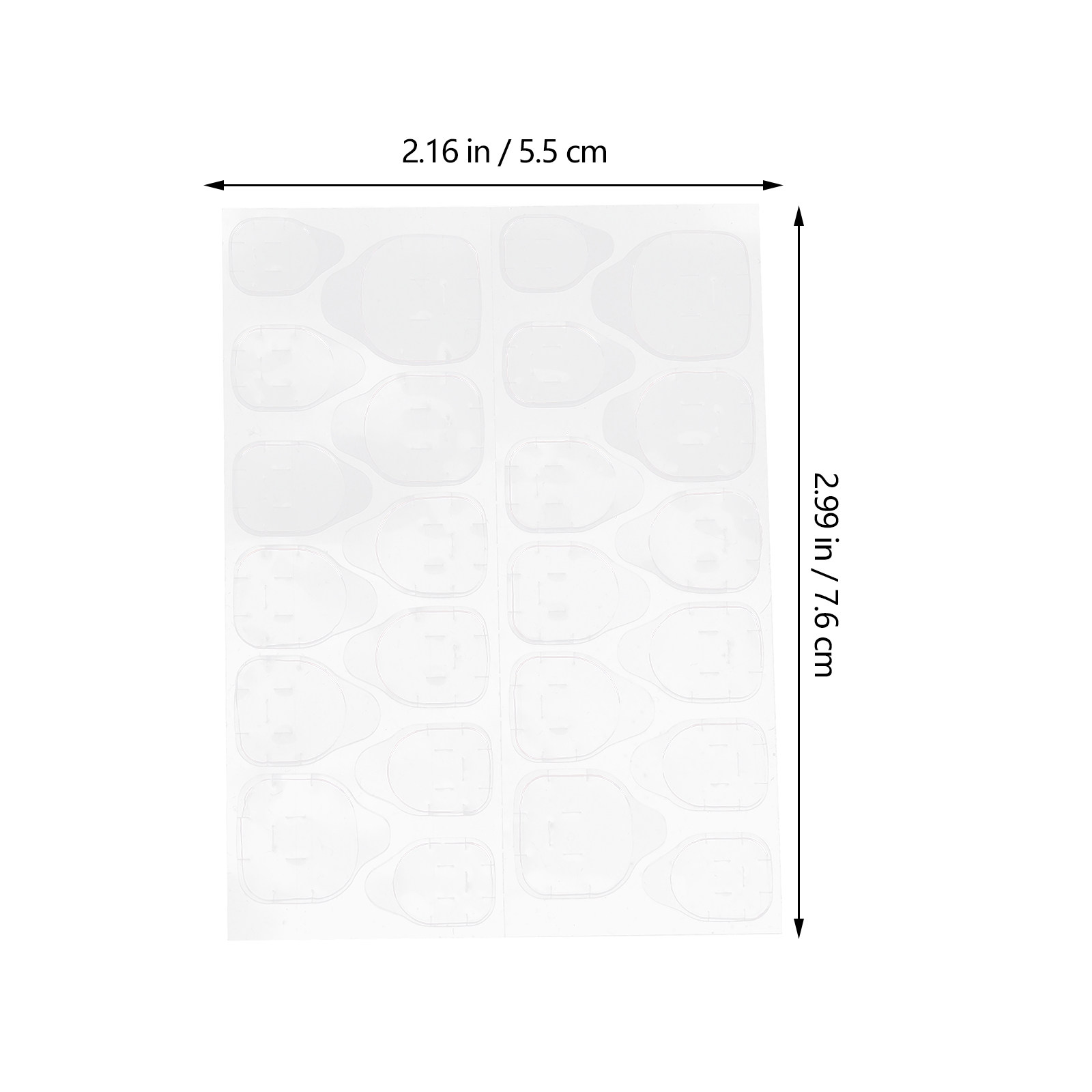 50Sheets Jelly Gel Fake Toenai - Nail Art Jelly recension och pris