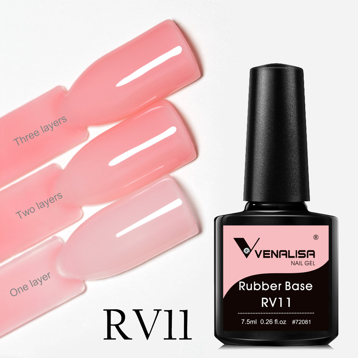 VENALISA Nail Gel Polish 7.5ml - Nail Art Jelly recension och pris