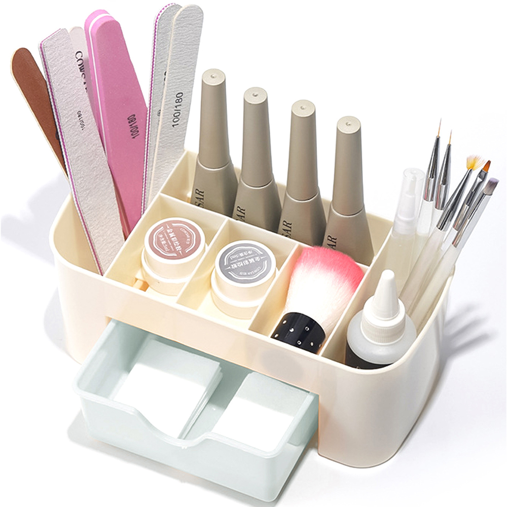 Nail Art Organizer Desktop Dra - Nail Fan Brush recension och pris