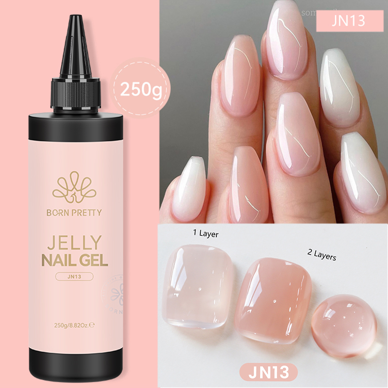 BORN PRETTY 250g Jelly Milky W - Nail Art Jelly recension och pris