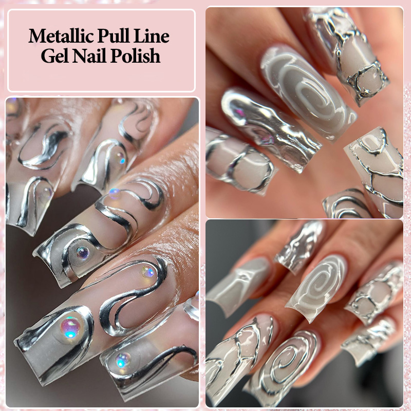 LILYCUTE 5ml Super Bright Meta - Nail Art Rose Gold recension och pris